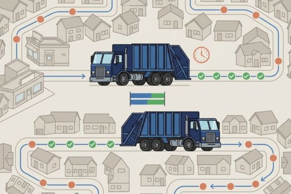 high volume route efficiency