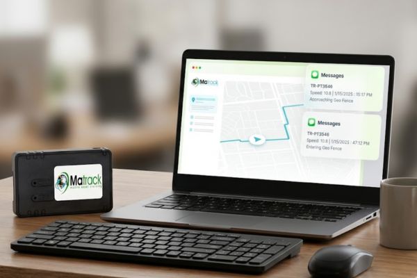 hardwired gps tracker fleet report